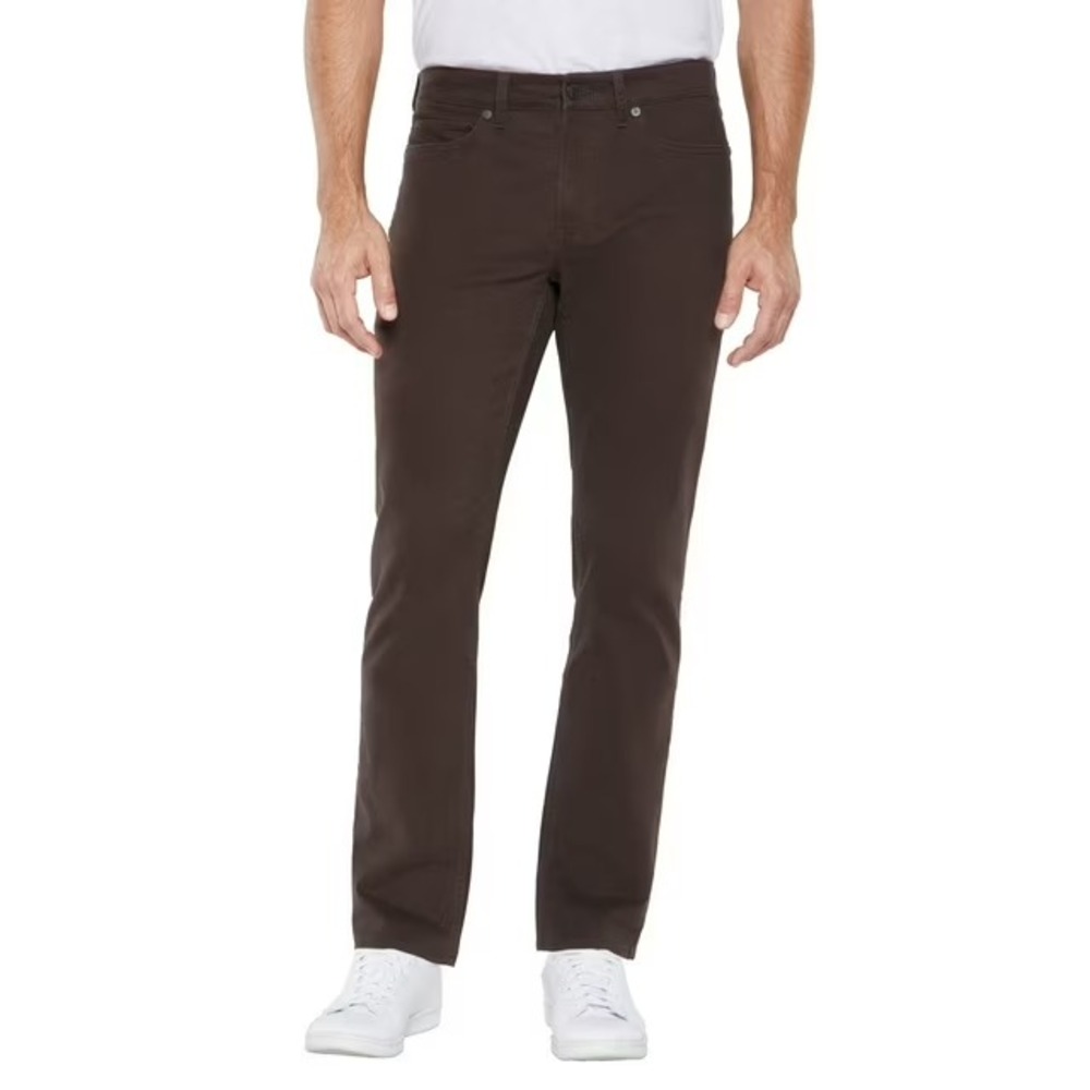 Gap Men Slim Fit 5-Pocket Pant 38x30 Brown Stretch Cotton Twill Casual NWT